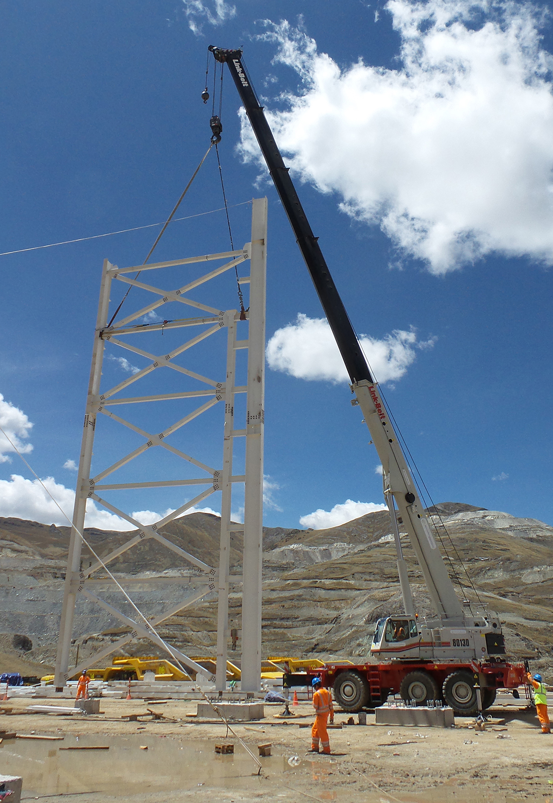 Link-Belt RTC-80130 SII — saha uygulaması